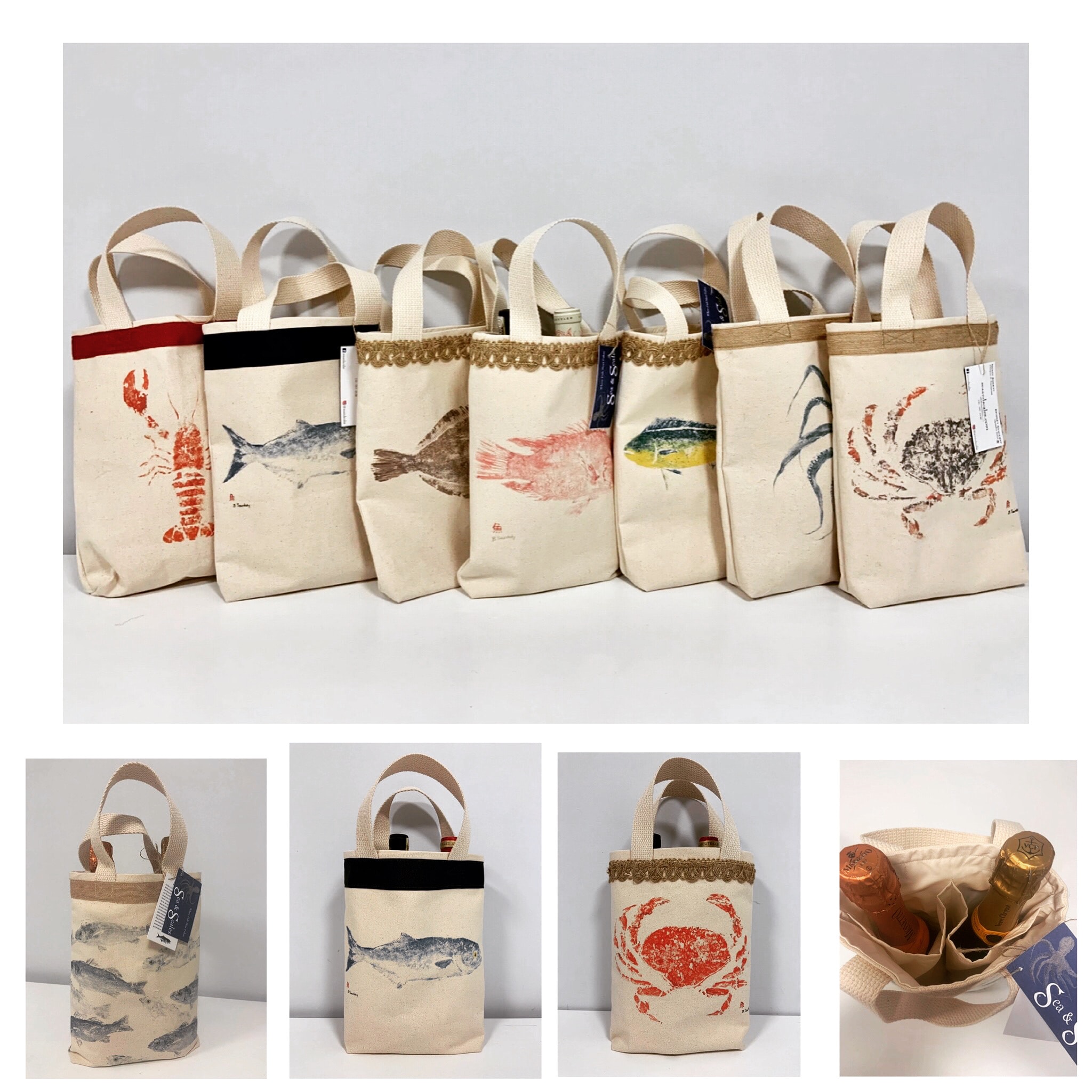 Double Wine / Small Tote