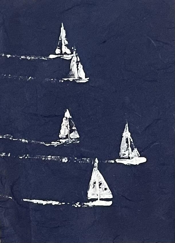 Sailing painting — Sea & Scales